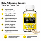 Heliocare Advanced Skin Antioxidant 240mg Polypodium Leucotomos & 500mg Niacin, Clinically Proven