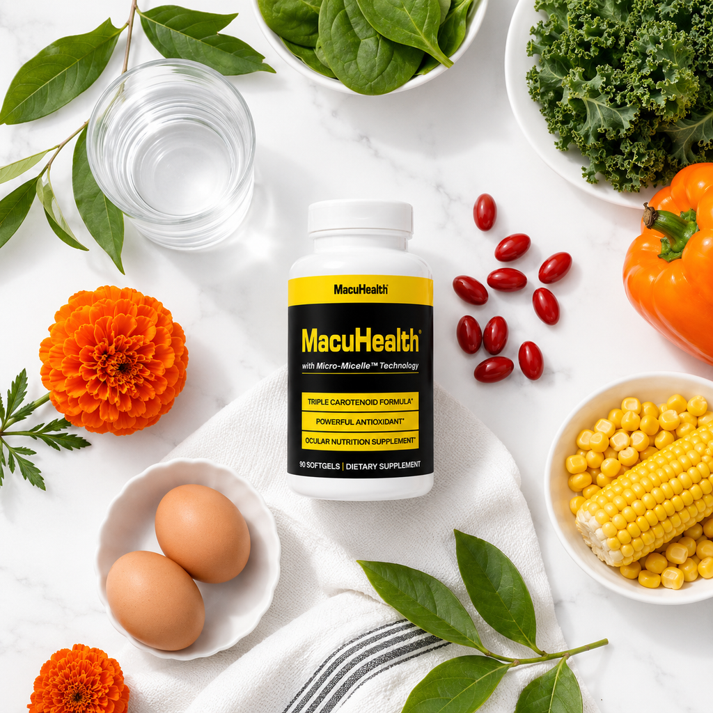 MacuHealth Triple Carotenoid Eye Vitamins+Advanced Vision & Macular Support, 90 Softgels