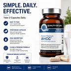 Kinoko Platinum AHCC 750mg Clinically Proven Immune Support, Natural Killer Cell Activity