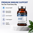 Kinoko Platinum AHCC 750mg Clinically Proven Immune Support, Natural Killer Cell Activity