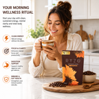 RYZE Organic Mushroom Coffee – Lion's Mane & Turkey Tail. Energy  Focus & Gut Health