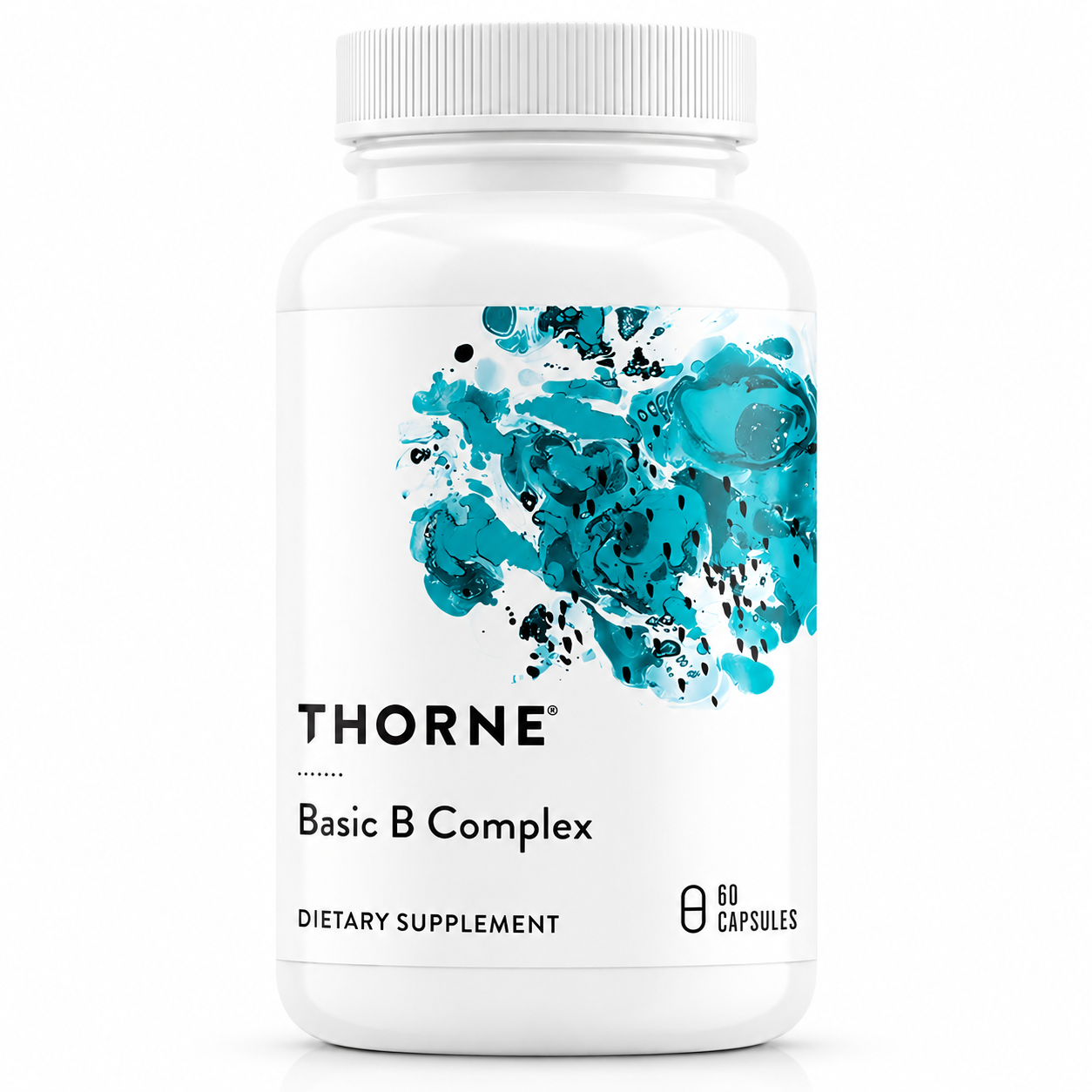 THORNE Basic B-Complex Supports Cellular Energy Production, Brain Health & Red Blood Cell Formation