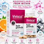 Viviscal Thicker Fuller Hair Growth Supplements for Women, with Biotin and Marine Collagen