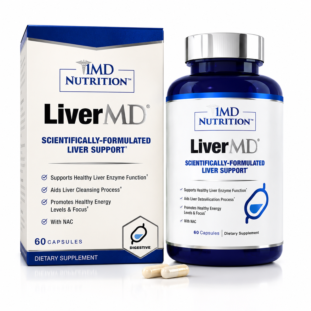 1MD LiverMD – Milk Thistle Liver Cleanse & Detox Support, Siliphos Extract