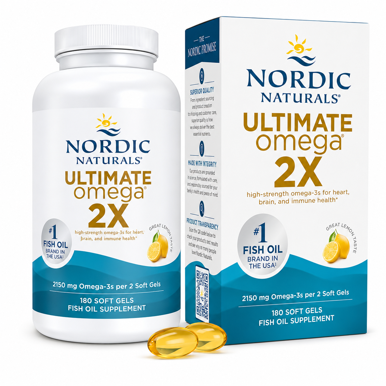 Nordic Naturals Ultimate Omega 2X – 2150mg EPA & DHA