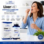 1MD LiverMD – Milk Thistle Liver Cleanse & Detox Support, Siliphos Extract