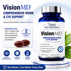 1MD Nutrition VisionMD Eye Supplement for Adults Supports Vision Health Care,Eye Strain, & Dry Eye