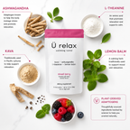 Ü Relax Calming tonic-MIXED BERRY flavor relax calming drink-15 Packets