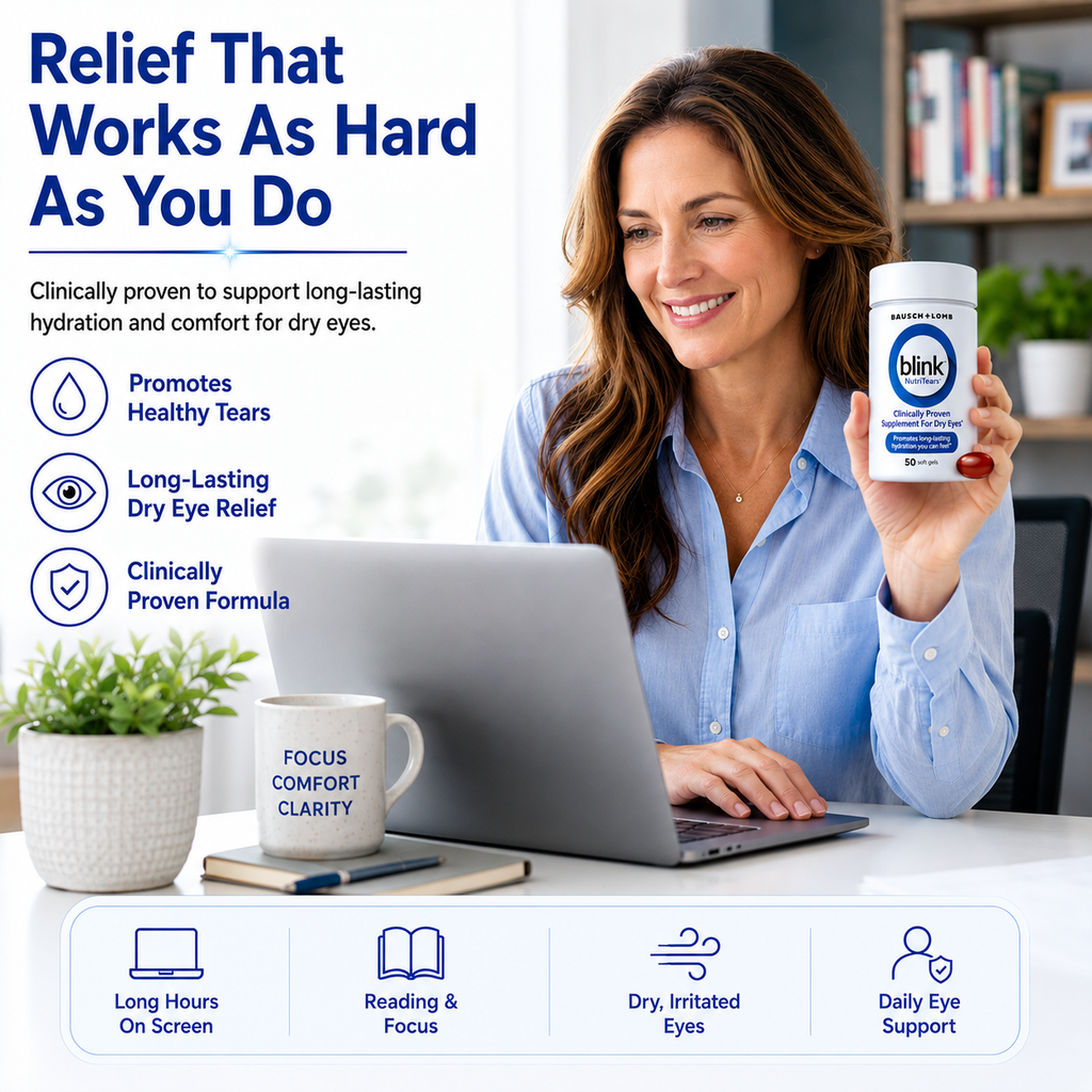 Blink NutriTears – Clinically Proven Dry Eye Supplement