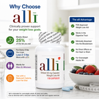 Alli Weight Loss Pills – Orlistat 60mg Diet Supplement 170 Capsules