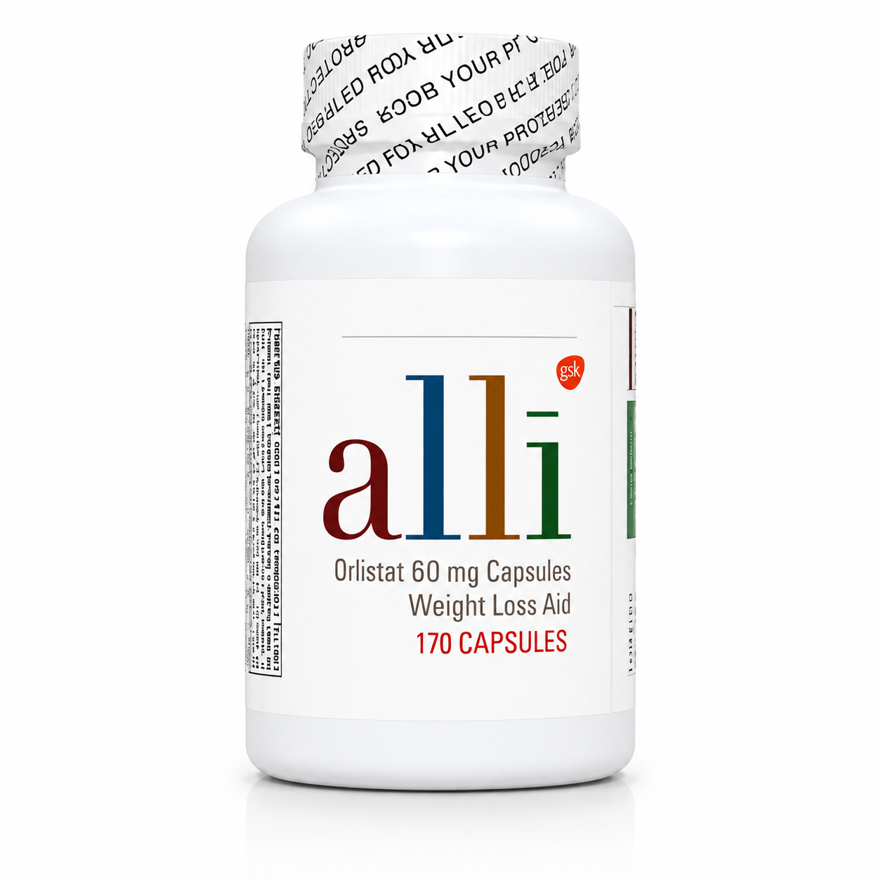 Alli Weight Loss Pills – Orlistat 60mg Diet Supplement 170 Capsules