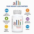 Alli Weight Loss Pills – Orlistat 60mg Diet Supplement 170 Capsules