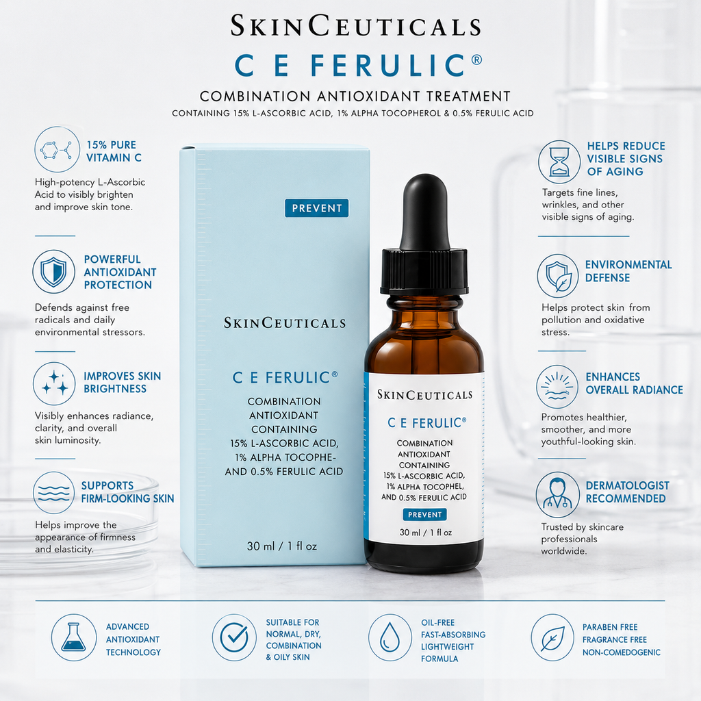SkinCeuticals C E Ferulic Authentic Vitamin C Antioxidant Serum