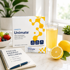 Unicity Unimate Yerba Mate Drink Mix Natural Lemon Flavor
