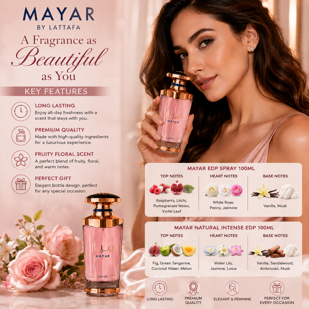 Lattafa Mayar Perfume for Women – Floral Fruity EDP