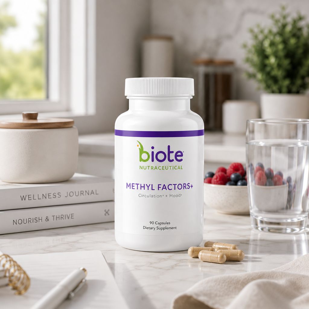 Biote Methyl Factors+Heart, Mood & Energy Support  90 Capsules