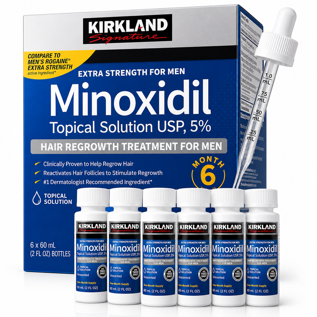 Minoxidil for Men – 6-Month Hair Regrowth Treatment Kit