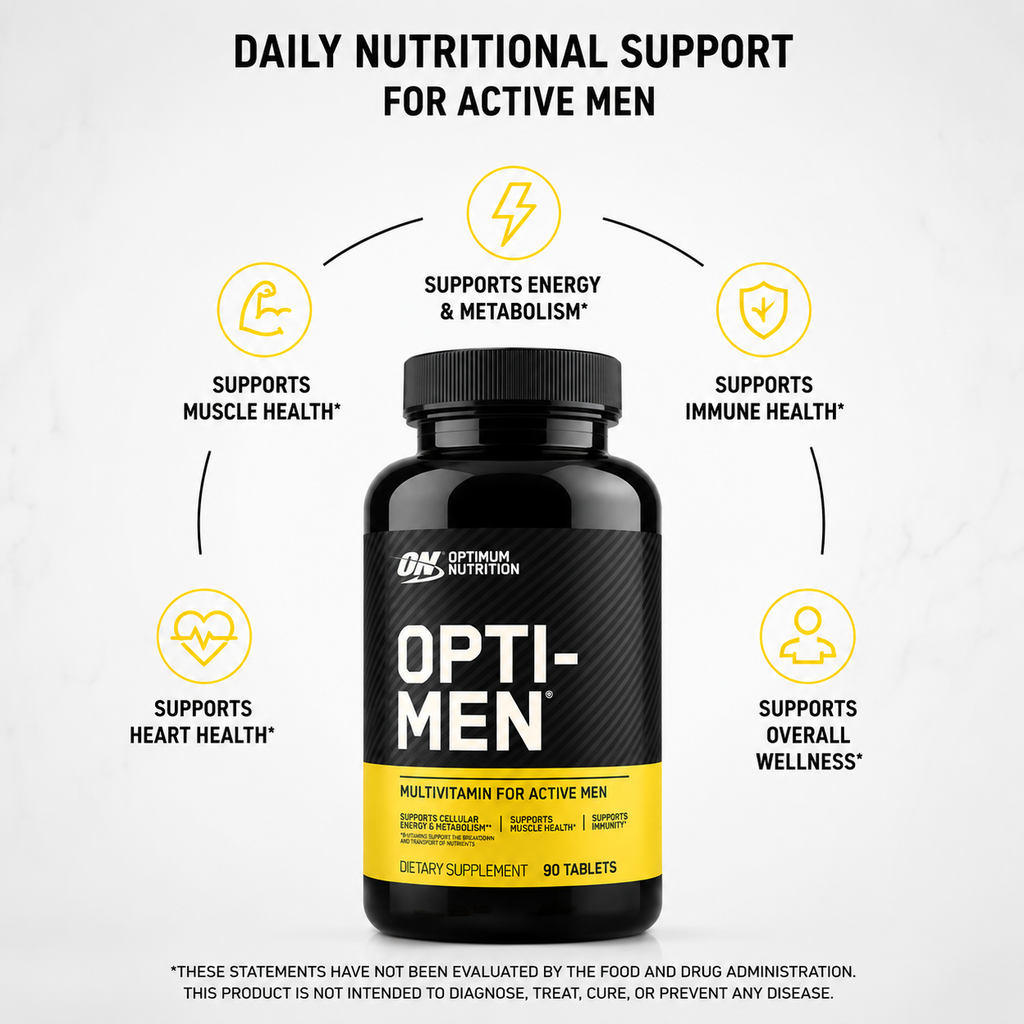 Optimum Nutrition Opti-Men Multivitamin – 90 Count Daily