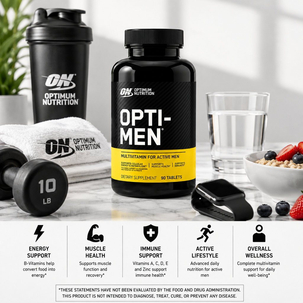 Optimum Nutrition Opti-Men Multivitamin – 90 Count Daily