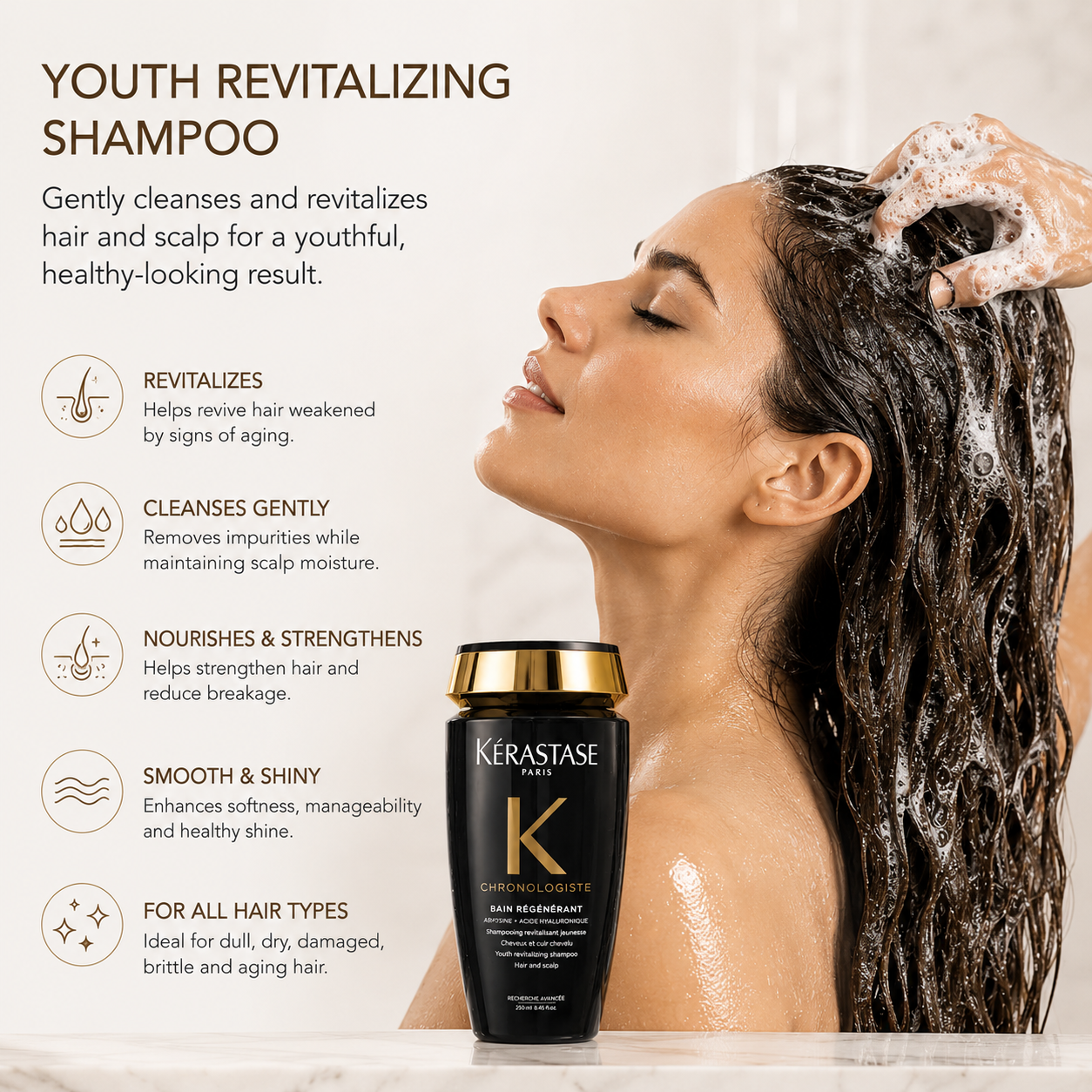 KÉRASTASE Chronologiste Shampoo – Anti-Aging Hydrating Hair Treatment