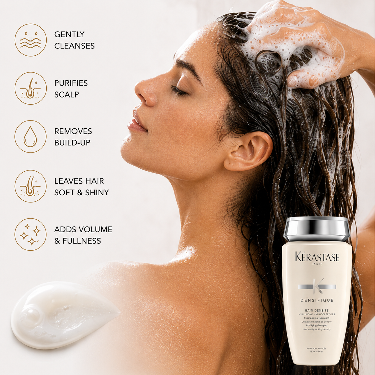 Kerastase Densifique Shampoo – Thickening & Strengthening for Fine Hair