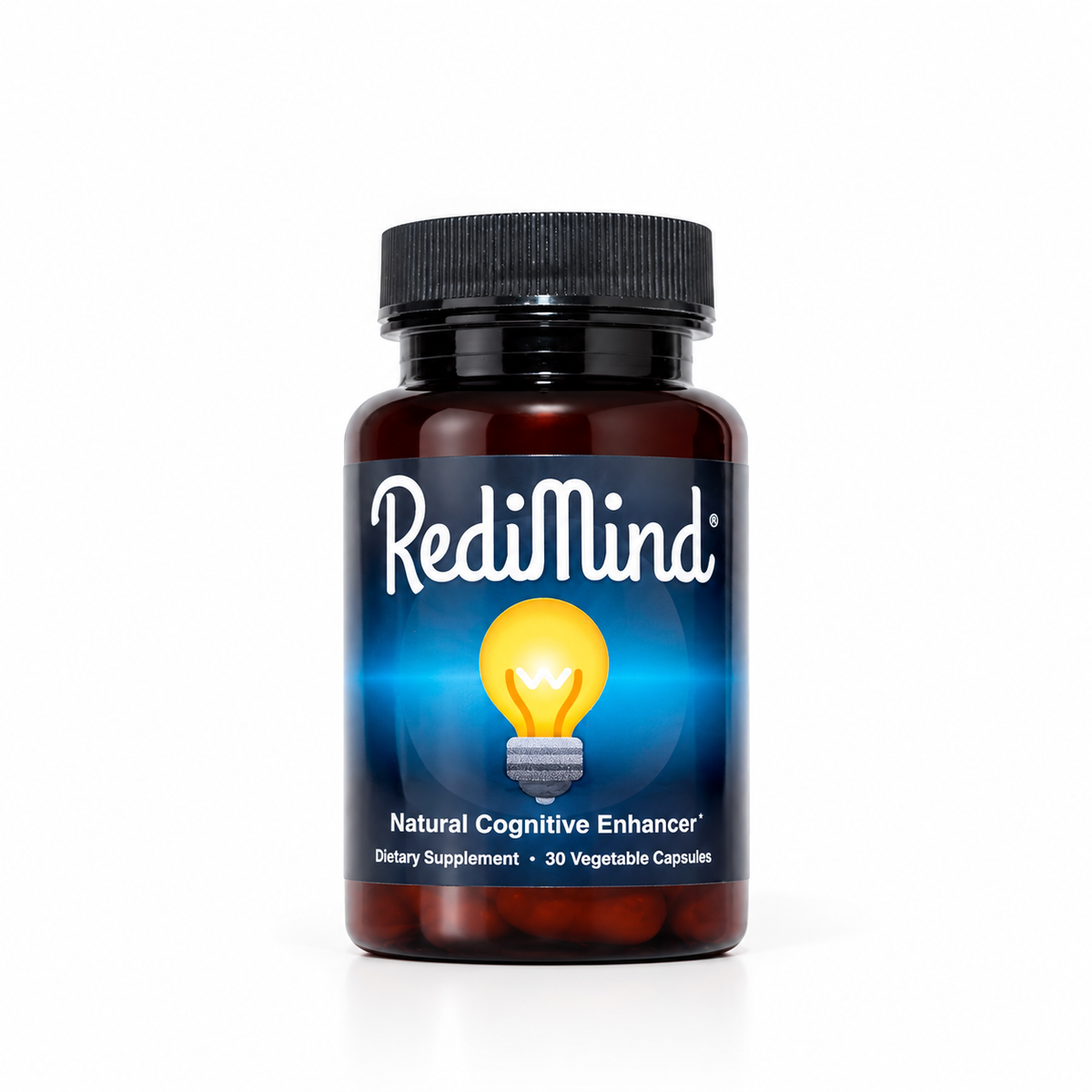 RediMind Brain Supplement Memory Focus & Mental Clarity; Alpha GPC & Ginkgo Biloba