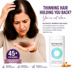 Nutrafol Women's Balance Hair Growth Supplement Ages 45+  #1 Dermatologist Recommended