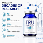 Tru Niagen NAD+ Supplement 300mg Nicotinamide Riboside NR, Cellular Energy & Healthy Aging
