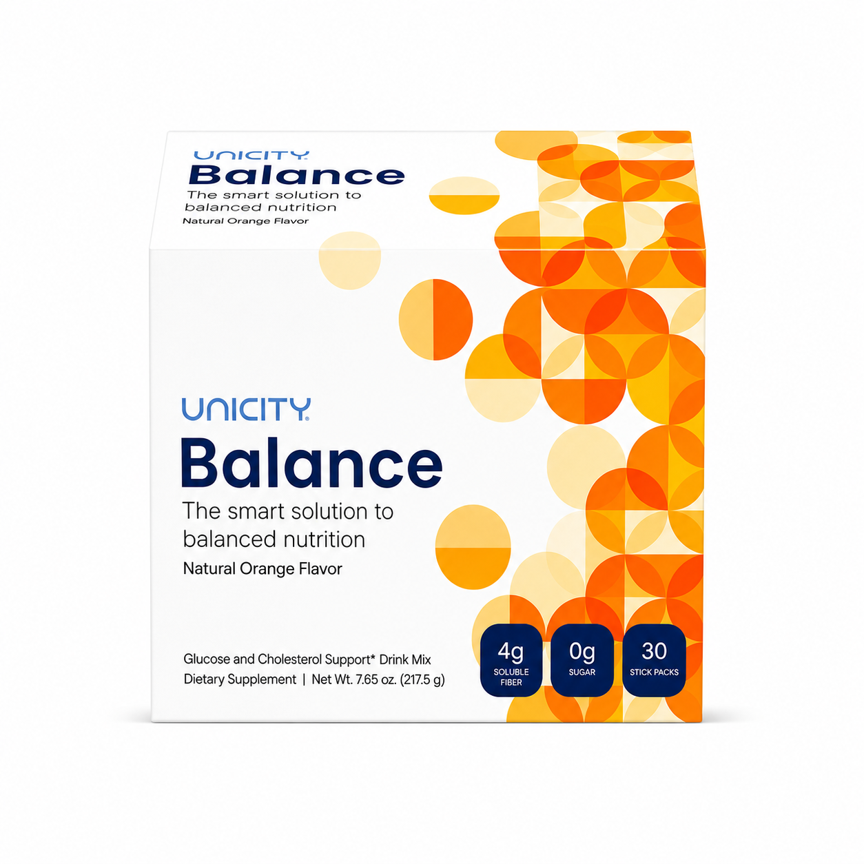 Unicity Balance Fiber Supplement – Glucose & Fullness Support 30 Packs