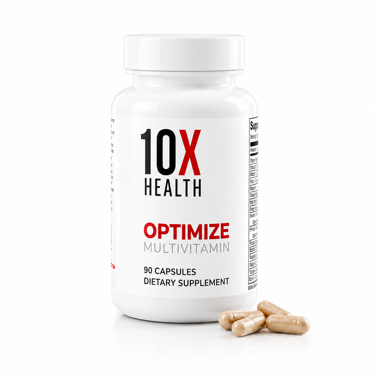10X Health Methylated Multivitamin – 34-in-1 with B12, MTHF & NAC