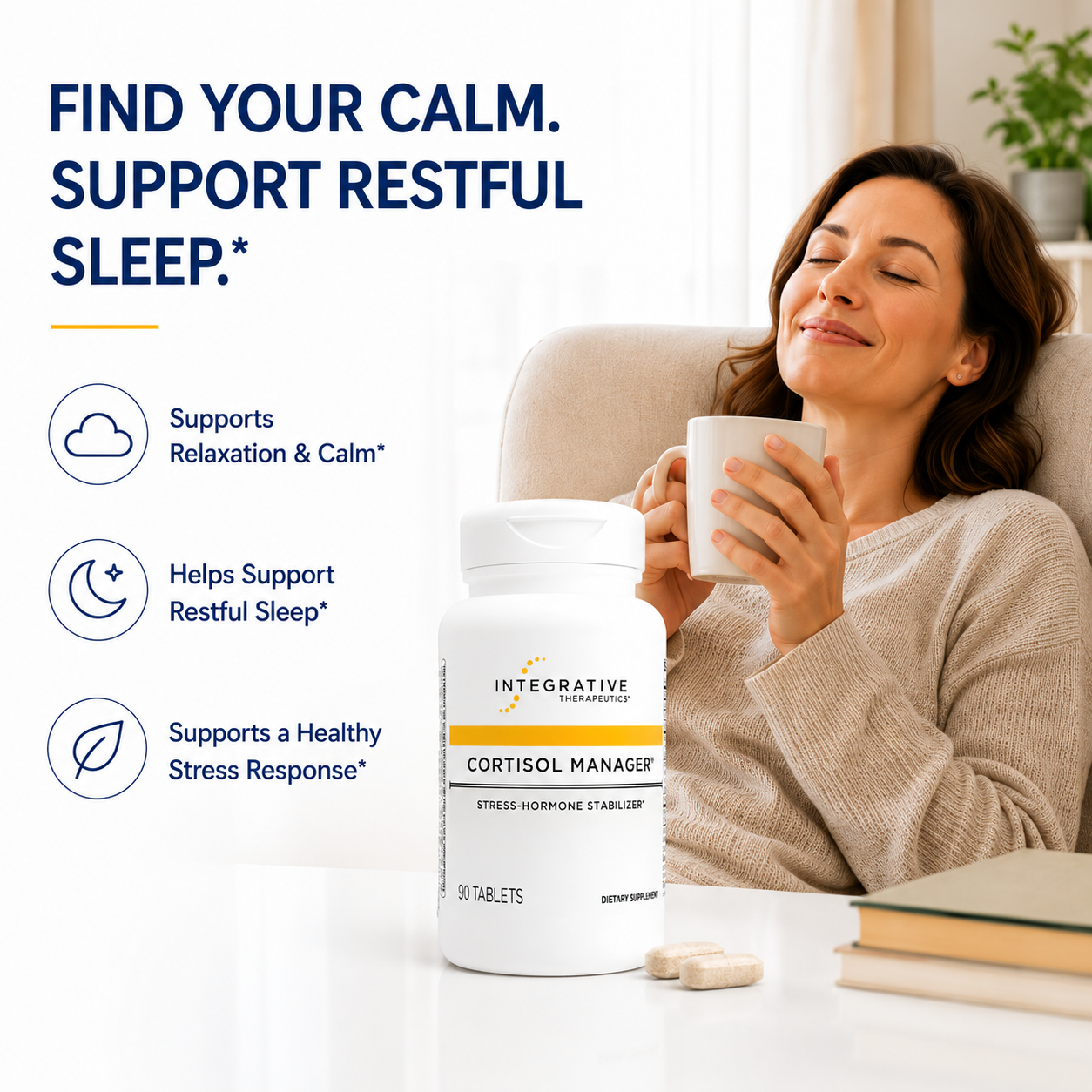 Integrative Therapeutics Cortisol Manager relaxation and stress support