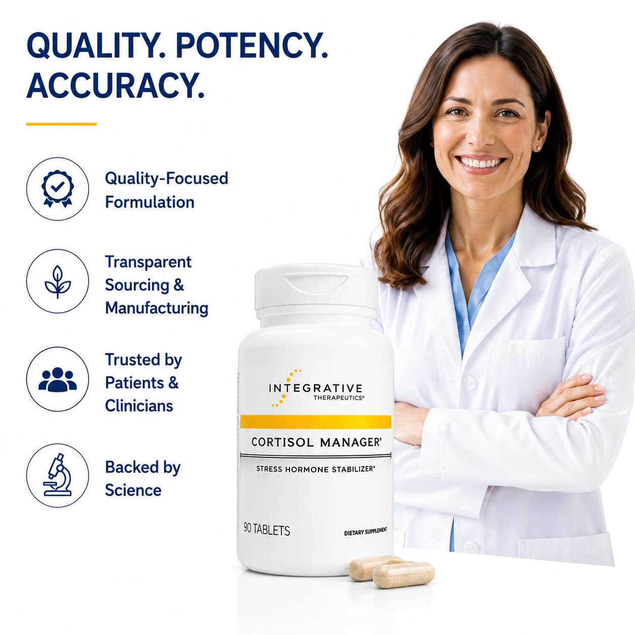 Integrative Therapeutics Cortisol Manager stress support supplement