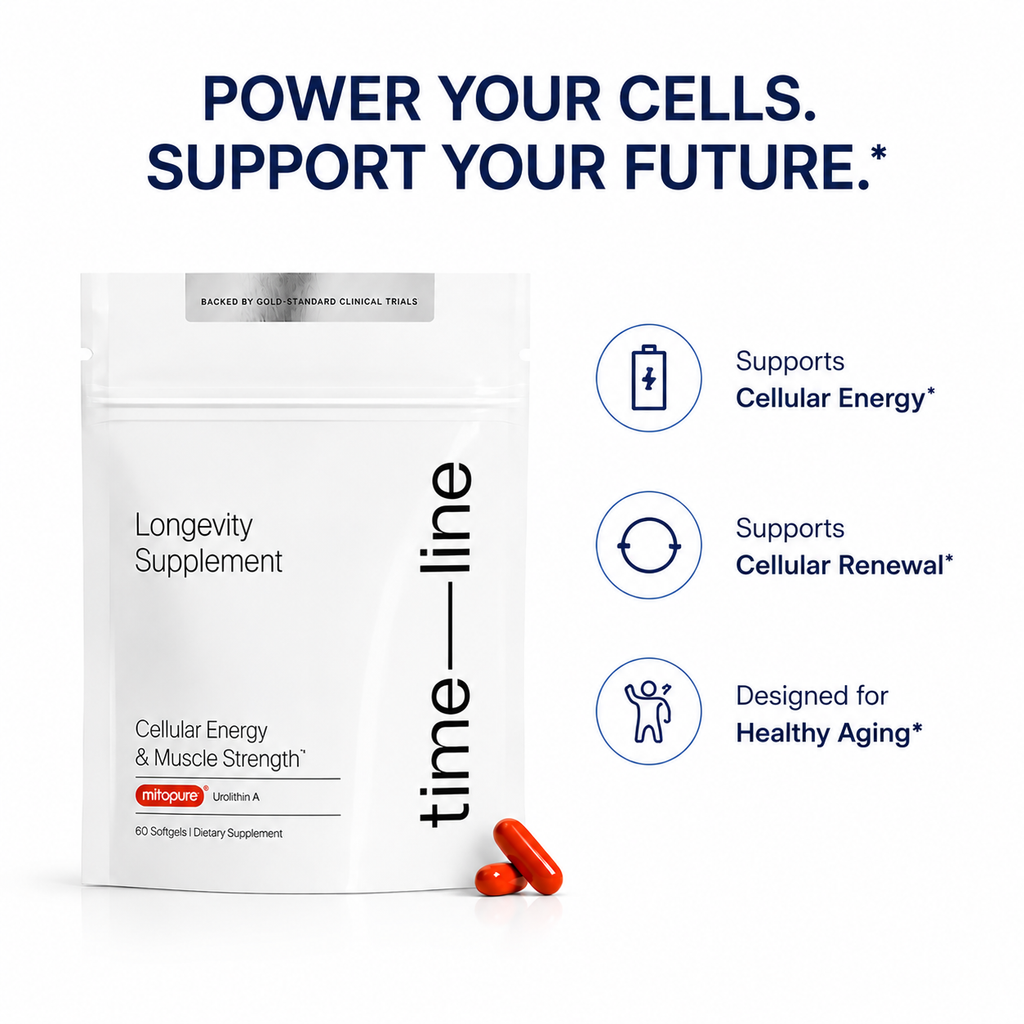 Mitopure Urolithin A supplement for muscle strength and healthy aging