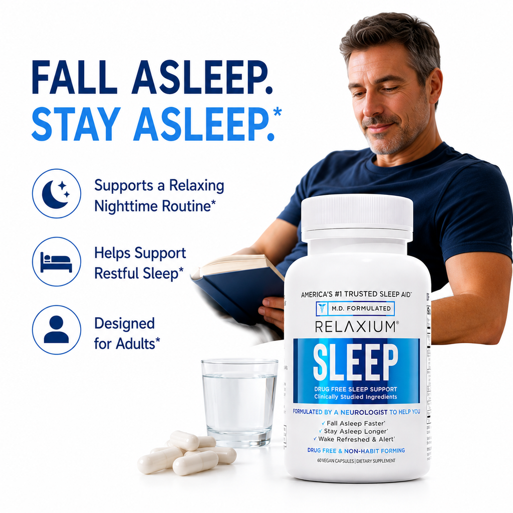 Relaxium Sleep Aid for adults nighttime sleep support