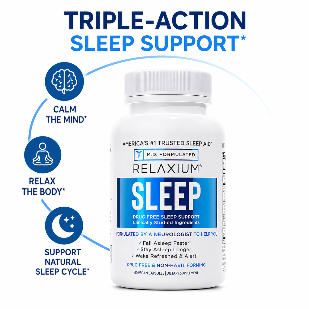 Relaxium Sleep melatonin sleep support supplement