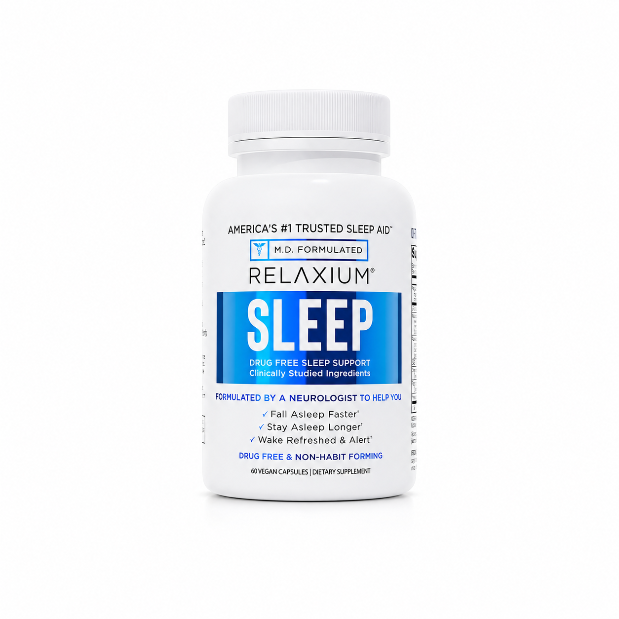 Relaxium Sleep supplement for falling asleep and staying asleep