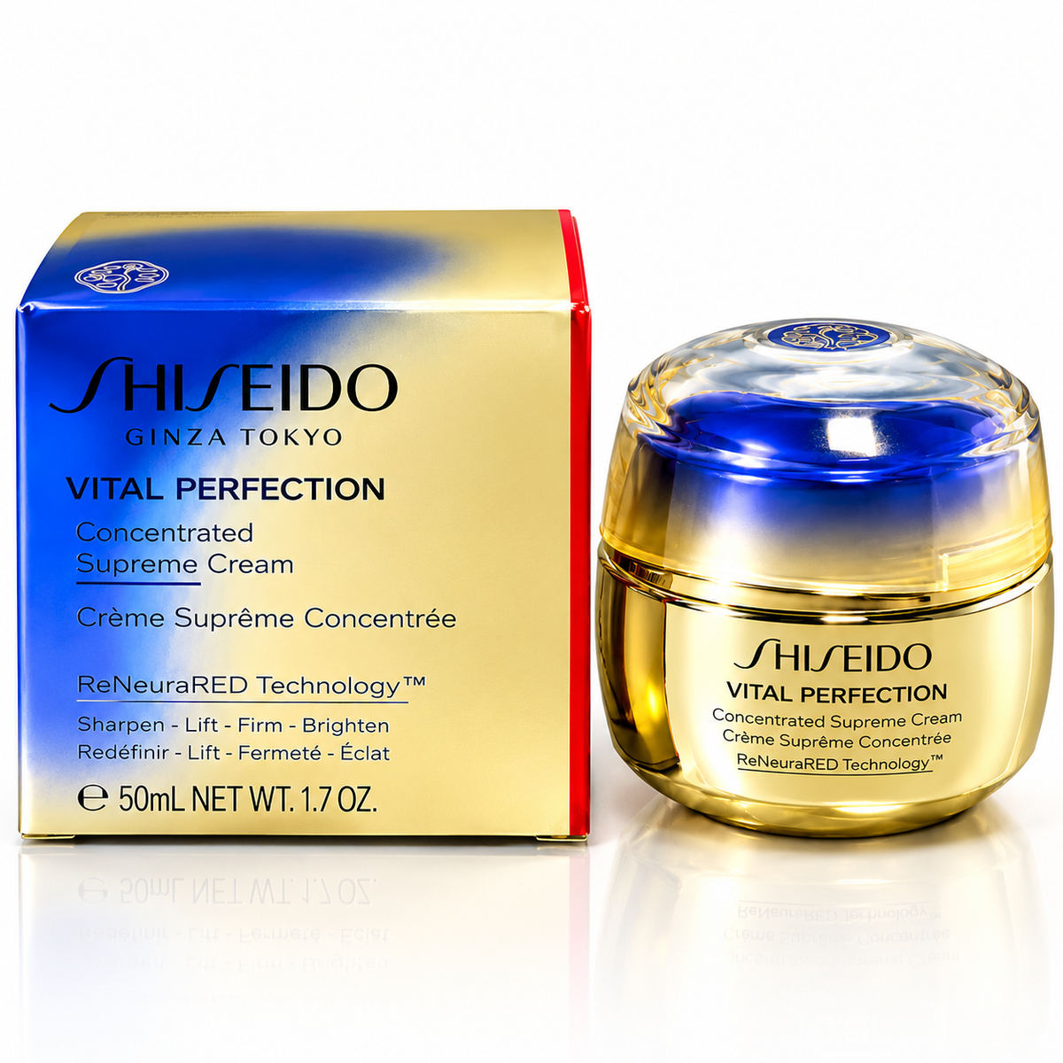 Shiseido Vital Perfection Supreme Cream.| Rich Anti-Aging Moisturizer, Sculpting, Firming & Brightening