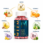WEEM Hair Skin Nails gummies for women and men